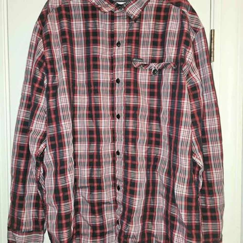 Columbia Omni-Shade Long Sleeve Button Down Shirt XXL